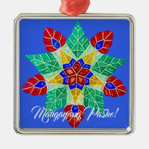 Elegante philippinische mündliche Art, FilAm, Ornament Aus Metall