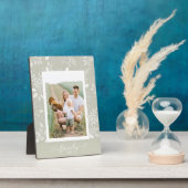 Elegante Picture Easel Back Frameless Foto Holder Fotoplatte (Seite)