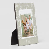 Elegante Picture Easel Back Frameless Foto Holder Fotoplatte (Seite)