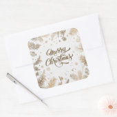 Elegante Pine Blätter & Cones | Aufkleber (Umschlag)