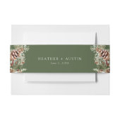 Elegante Pine Einladungsbanderole (Vorderseite Beispiel)