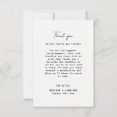 Elegante Pine Tree Mountain Biketour Dankeskarte (Vorderseite)