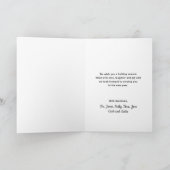 Elegante Pine Wreath Einfache Weihnachten (Innenseite)