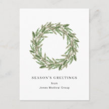Elegante Pine Wreath Einfache Weihnachten