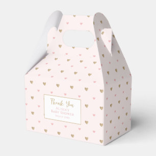 Elegante Pink Baby Dusche Geschenkschachtel