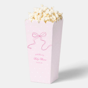 Elegante Pink Bow Baby Shower Fevor Box Geschenkschachtel