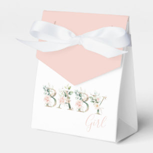 Elegante Pink Floral Baby Duwer Fevor Box Geschenkschachtel
