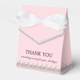 Elegante Pink Glam Tiffany Thema Baby Shower Geschenkschachtel