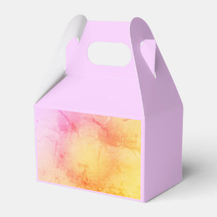 Elegante Pink & Gold Gradient Bevorzugung Box Geschenkschachtel