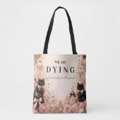 Elegante Pink Halloween-Feier Tasche (Vorderseite)