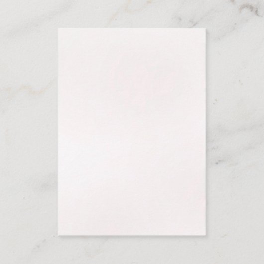 Elegante Pink Mauve Rose Blumenbeete Wasserfarbenh Begleitkarte (Rückseite)