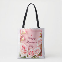 Elegante Pink-Rosen-Grußkarte zum Muttertag