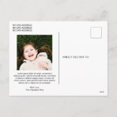 Elegante Pinselschrift Joyful Moderne Weihnachten (Rückseite)