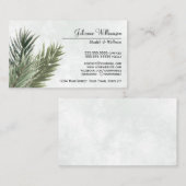 Elegante Pinselstriche Feminine Visitenkarte (Vorne/Hinten)