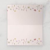 Elegante Platzkarte (Innenseite Aufgefaltet)