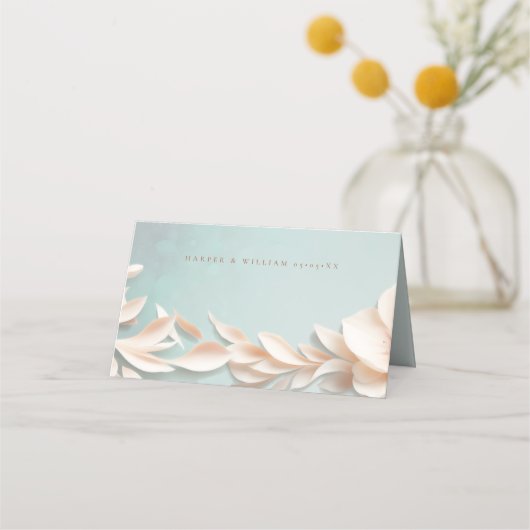 Elegante Platzkarte (Rückseite)