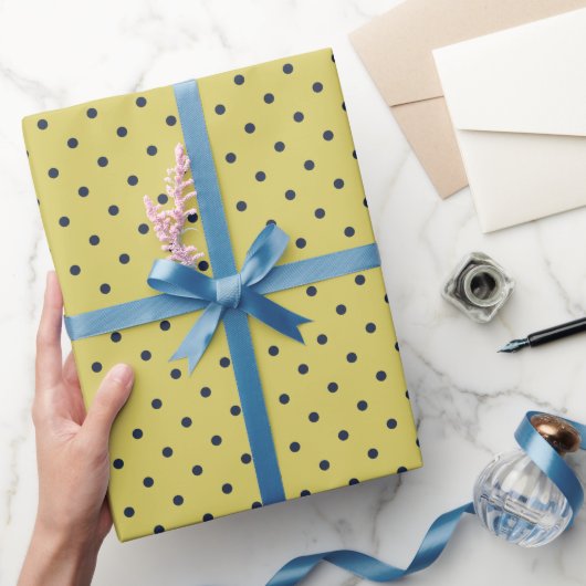 Elegante Polka-Dot-Muster-Wrap-Rolle Geschenkpapier (Schenken)