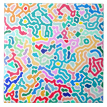 Elegante Polka-Punkte - Ocean Blue und White