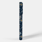 Elegante Poppies Blumenmuster Blau Case-Mate iPhone Hülle (Rückseite / Rechts)