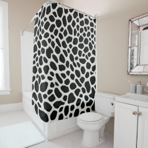 Elegante Popular Luxury White Leopard Collection Duschvorhang