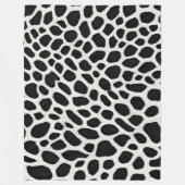 Elegante Popular Luxury White Leopard Collection Fleecedecke (Vorderseite)