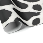 Elegante Popular Luxury White Leopard Collection Geschenkpapier (Rolleneckpunkt)