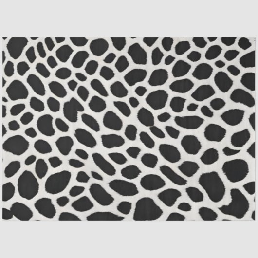 Elegante Popular Luxury White Leopard Collection Seidenpapier (Vorderseite)