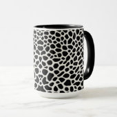 Elegante Popular Luxury White Leopard Collection Tasse (VorderseiteRechts)