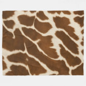 Elegante, populäre Kuh-Imitate Lederkollektion Fleecedecke (Vorderseite (Horizontal))