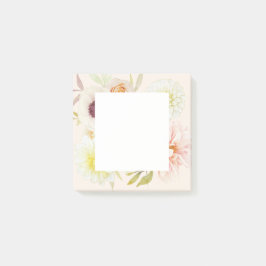 Elegante Post-it-Notizen mit Frühlingsblumen Post-it Klebezettel