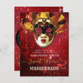 Elegante Postkarte (Vorne/Hinten)