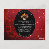 Elegante Postkarte (Rückseite)