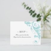 Elegante Postkarten für Hochzeiten (Stehend Vorderseite)