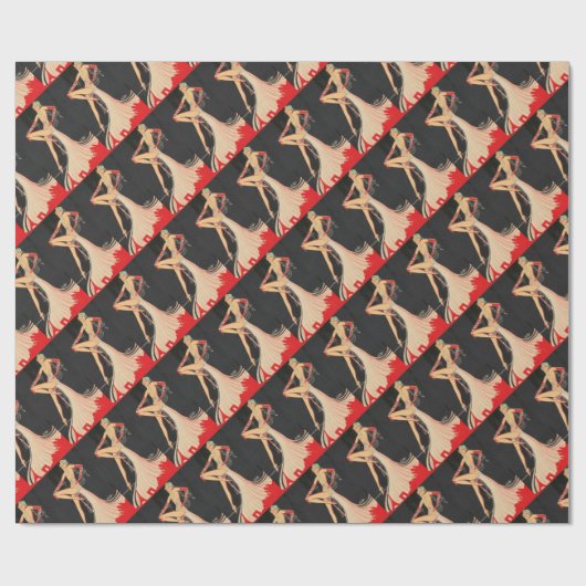 Elegante Prallplatte Geschenkpapier (Flach)