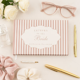 Elegante Preppy-Dusty-Rose Gästebuch