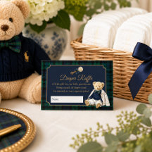 Elegante Preppy-Polo-Teddybär-Windel-Raffle