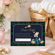 Elegante Preppy-Teddybär-Mädchen-Windel-Verlosung