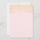 Elegante Princess Crown Sweet 16 auf Rosa Einladung (Rückseite)