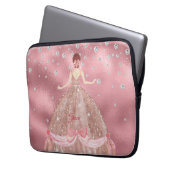 Elegante Princess Laptop Sleeve (Vorderseite Links)