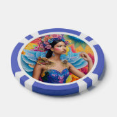 Elegante Prinzessin mit Flügeln Pokerchips (Einzeln)