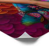 Elegante Prinzessin mit Flügeln Poster (Ecke)