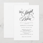 Elegante Probe Abendessen Einladung (Vorne/Hinten)