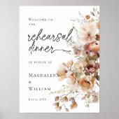 Elegante Probe Abendessen Morgengrauen Poster (Vorne)