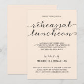 Elegante Probe Einladung (Vorne/Hinten)