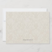 Elegante Probe - Einladung (Rückseite)