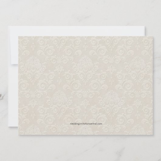 Elegante Probe - Einladung (Rückseite)