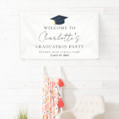 Elegante professionelle Abschlussfeier Mütze Banner (Insitu)