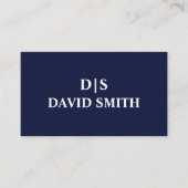 Elegante Professionelle Minimalisten Visitenkarte (Vorderseite)