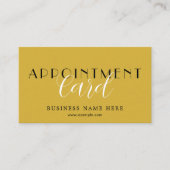 Elegante professionelle Terminkarte für die Termin (Vorderseite)