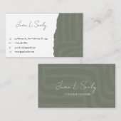 Elegante professionelle Visitenkarte (Vorne/Hinten)